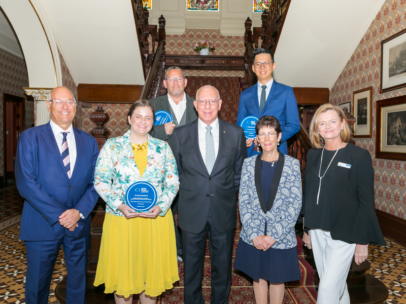 Group shot of successful 2019 research grant recipients